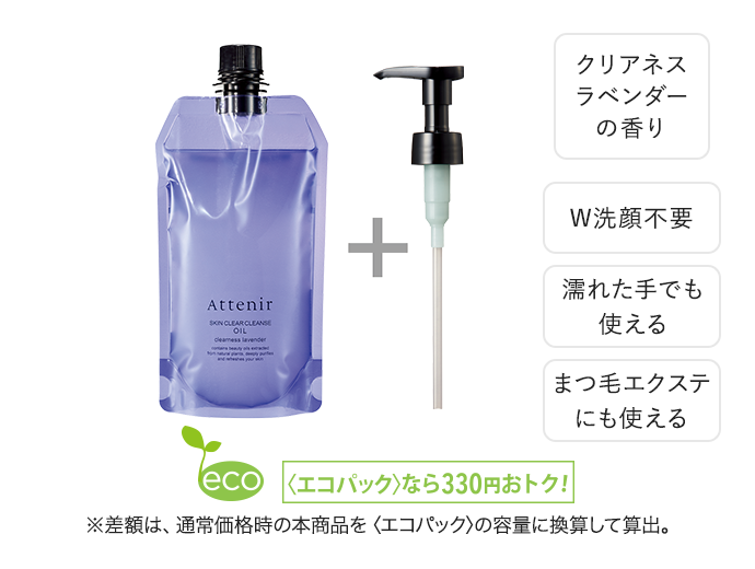 セット アロマ 1点＆クリアネスラベンダーの香り1点 アテニアクレンジングオイル スキンクリア クレンズ オイル ピースフルオレンジの香り 〈エコ