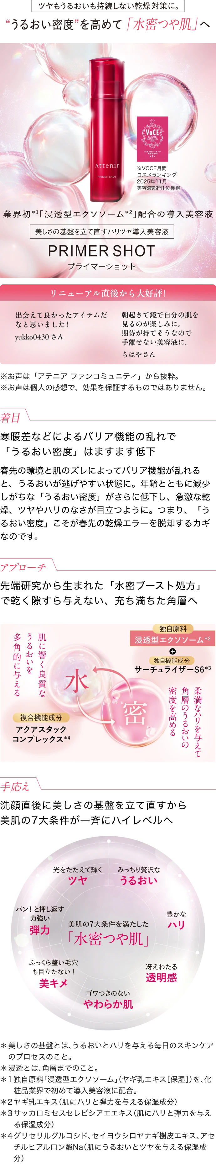 春のスペシャルケア ミニサイズがもらえる増量キャンペーン｜アテニア