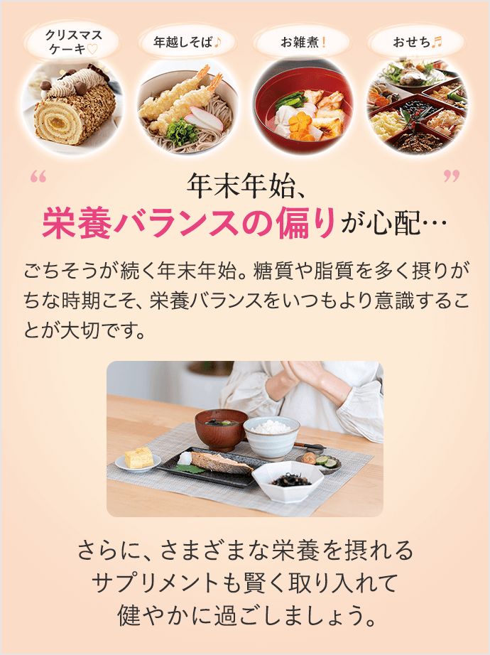 健やかな一年のスタートに！おすすめのサプリメントをご紹介します