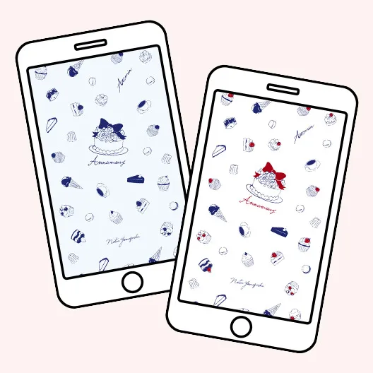イラストレーター・山口奈津さんのスマートフォン用壁紙を期間限定でプレゼント