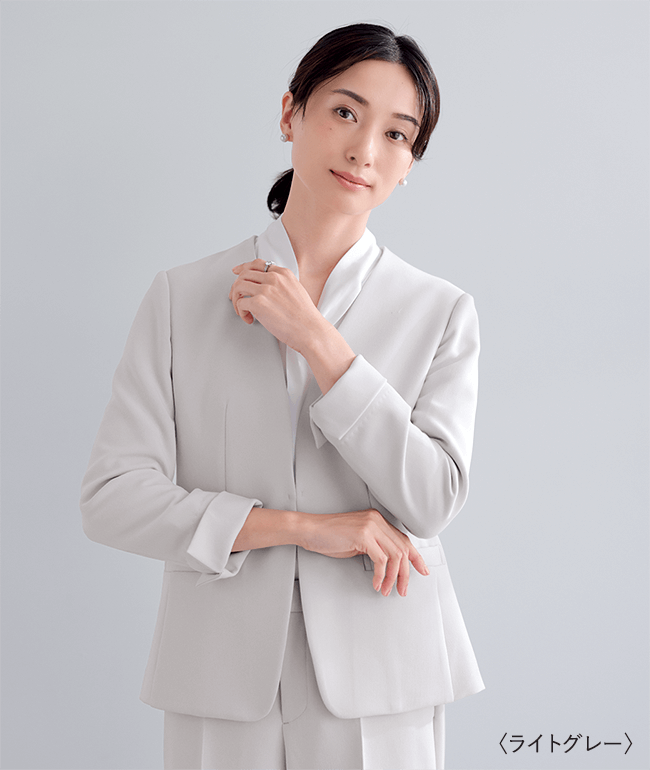 匠ストレッチ ノーカラージャケット｜アテニア公式オンラインショップ