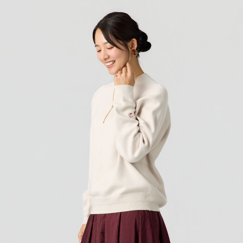 【30％オフ】ドレステリア ウォッシャブルコットンカシミヤニット