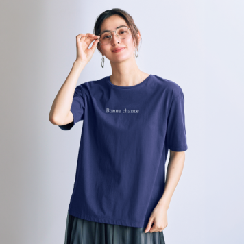 大人のロゴTシャツ
