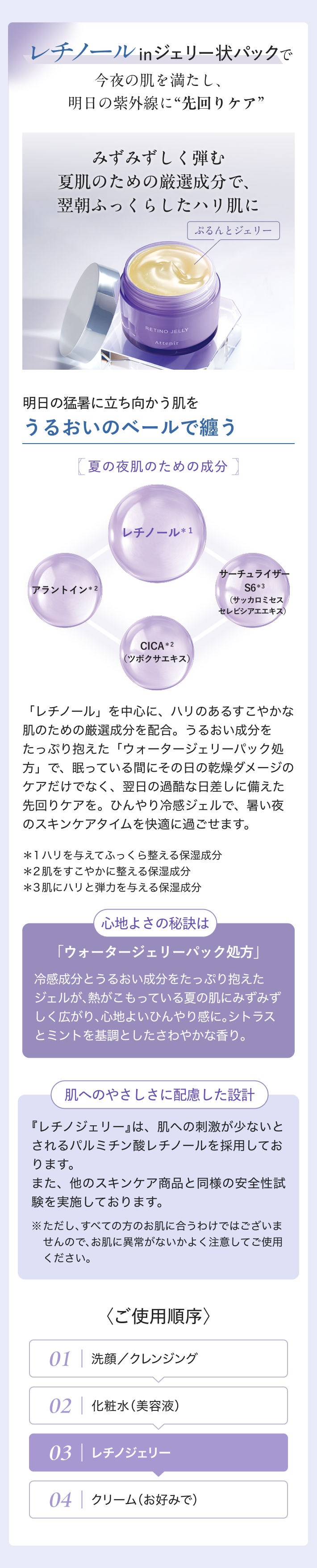 商品特長