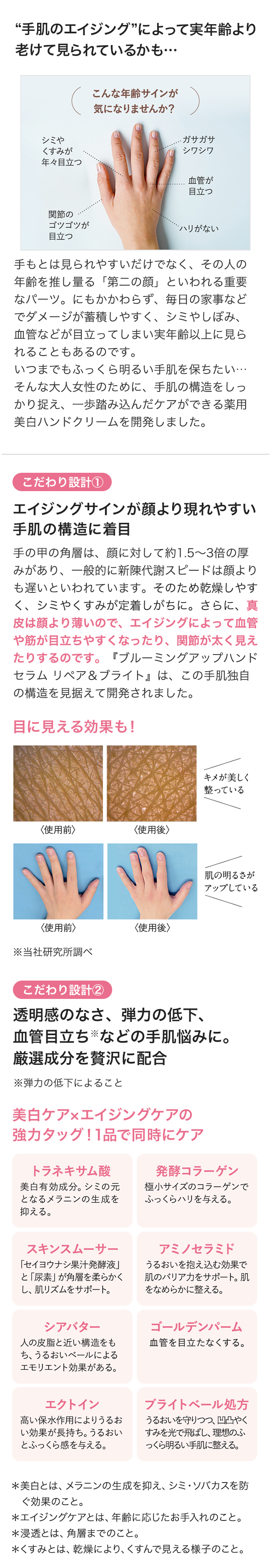 ブルーミングアップハンドセラム リペア＆ブライト［販売名：アテニア