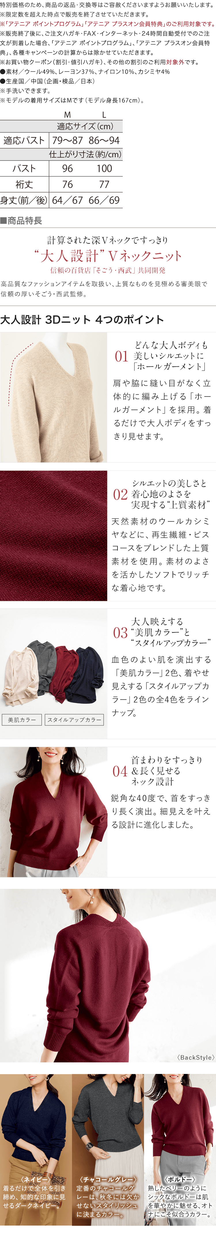 商品特長