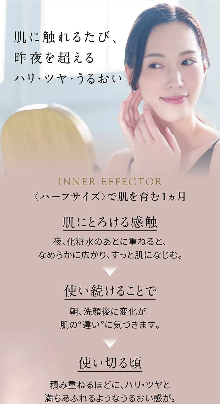 数量限定ハーフサイズ インナーエフェクター トライアル特別価格20%OFF