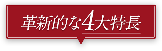 革新的な4大特長