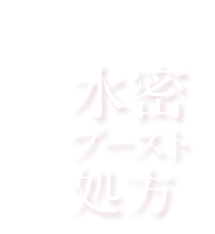 美しさの基盤*を立て直す水密ブースト処方