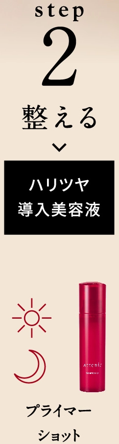 step2 整える ハリツヤ導入美容液 プライマーショット