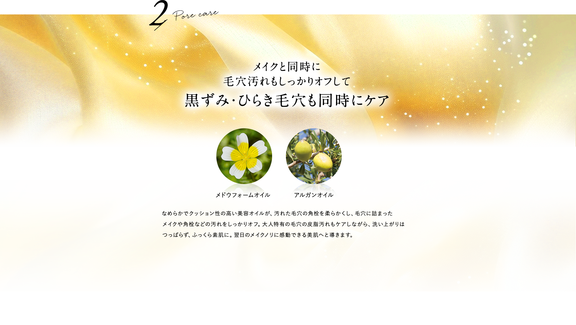 黒ずみ・ひらき毛穴も同時にケア