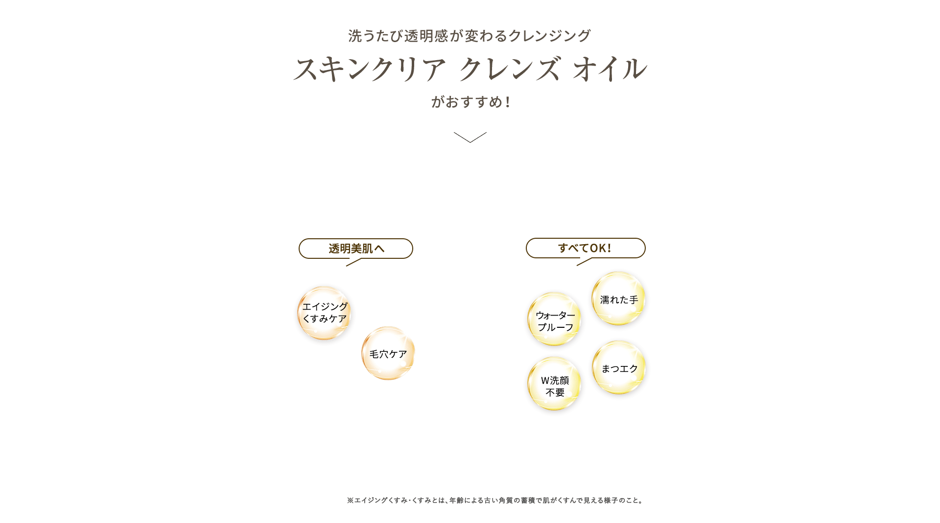 洗うたび透明感が変わるクレンジング スキンクリア クレンズ オイル がおすすめ！