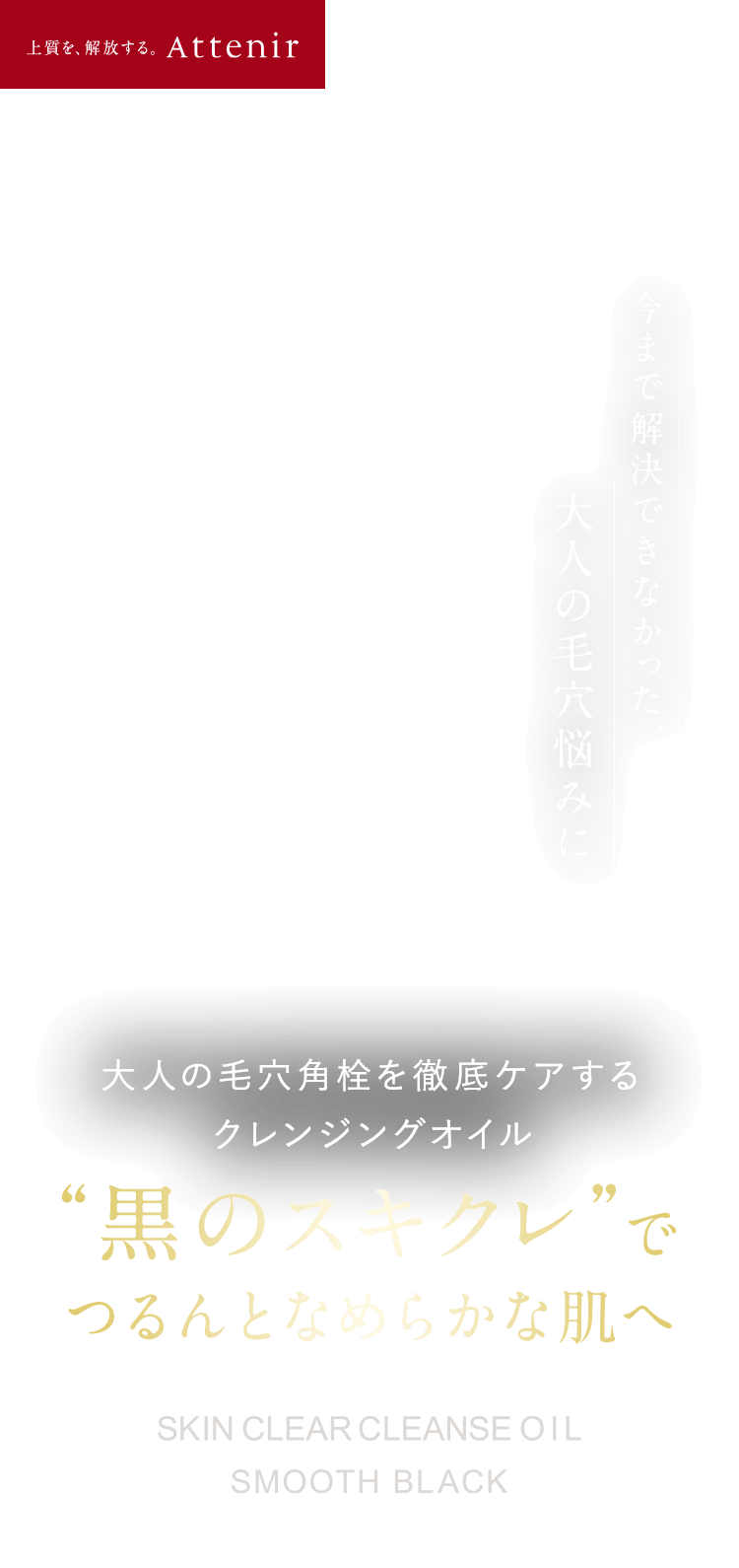 数量限定】スキンクリア クレンズ オイル スムースブラック トライアル