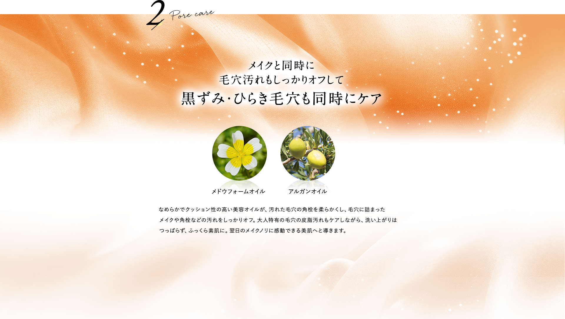 黒ずみ・ひらき毛穴も同時にケア