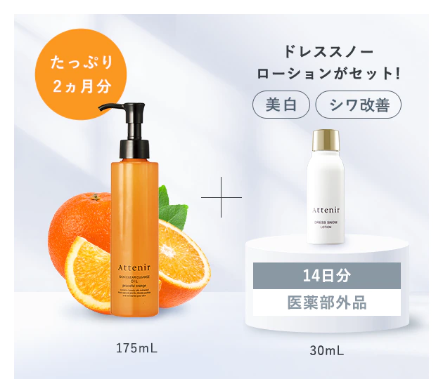 たっぷり2ヵ月分175mL＋ドレススノーローションがセット！【美白】【シワ改善】[14日分][医薬部外品]30mL