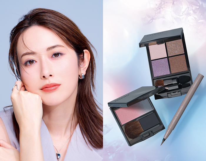 美が冴えわたる、花涼みメイク。シアーな透明感をまとう夏限定