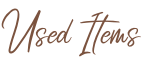 Used Items