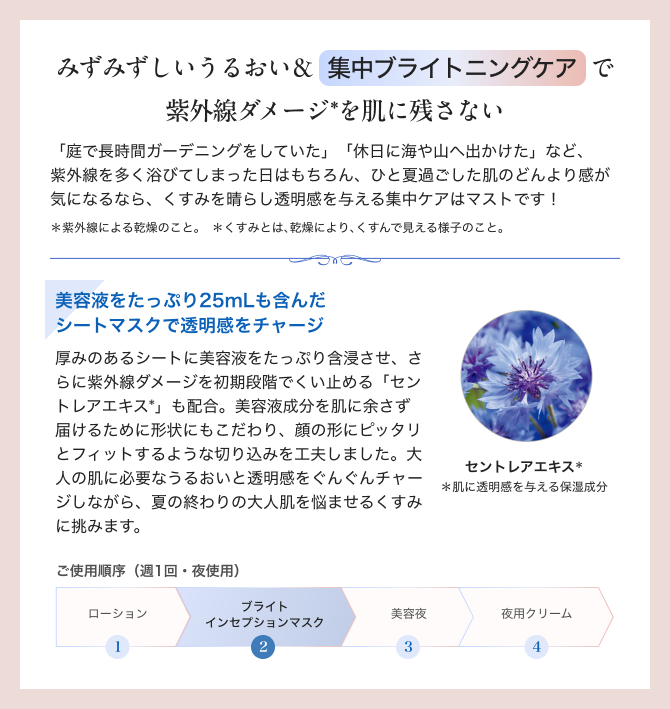ブライトインセプションマスク　2個セット