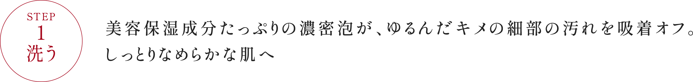 STEP1 洗う