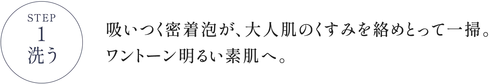 STEP1 洗う