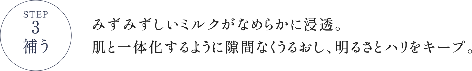 STEP3 補う